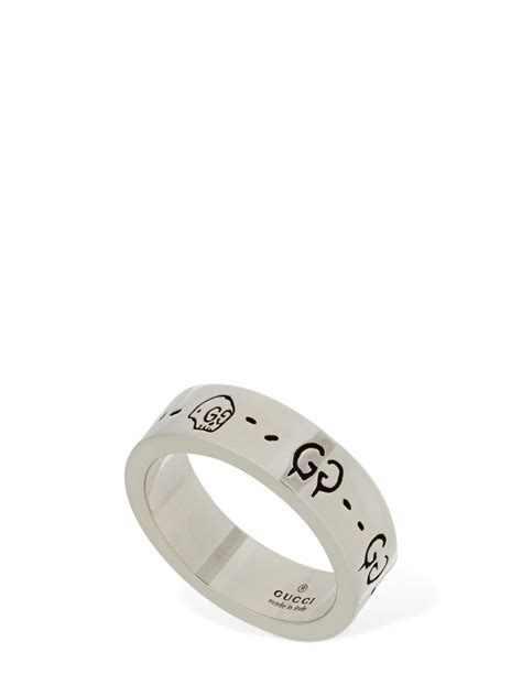 thin gucci ghost ring|gucci ghost ring men's.